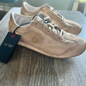 Armani Jeans Leather Sneakers